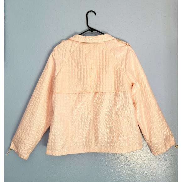 Chico's Zynergy Embossed Leah Jacket Delicacy Size 2/Large - Picture 2 of 12